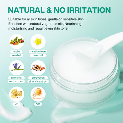 Beuself vegan makeup remover balm jar showing ingredients