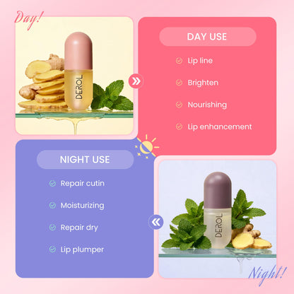 Texture and consistency of Derol lip plumping serum
