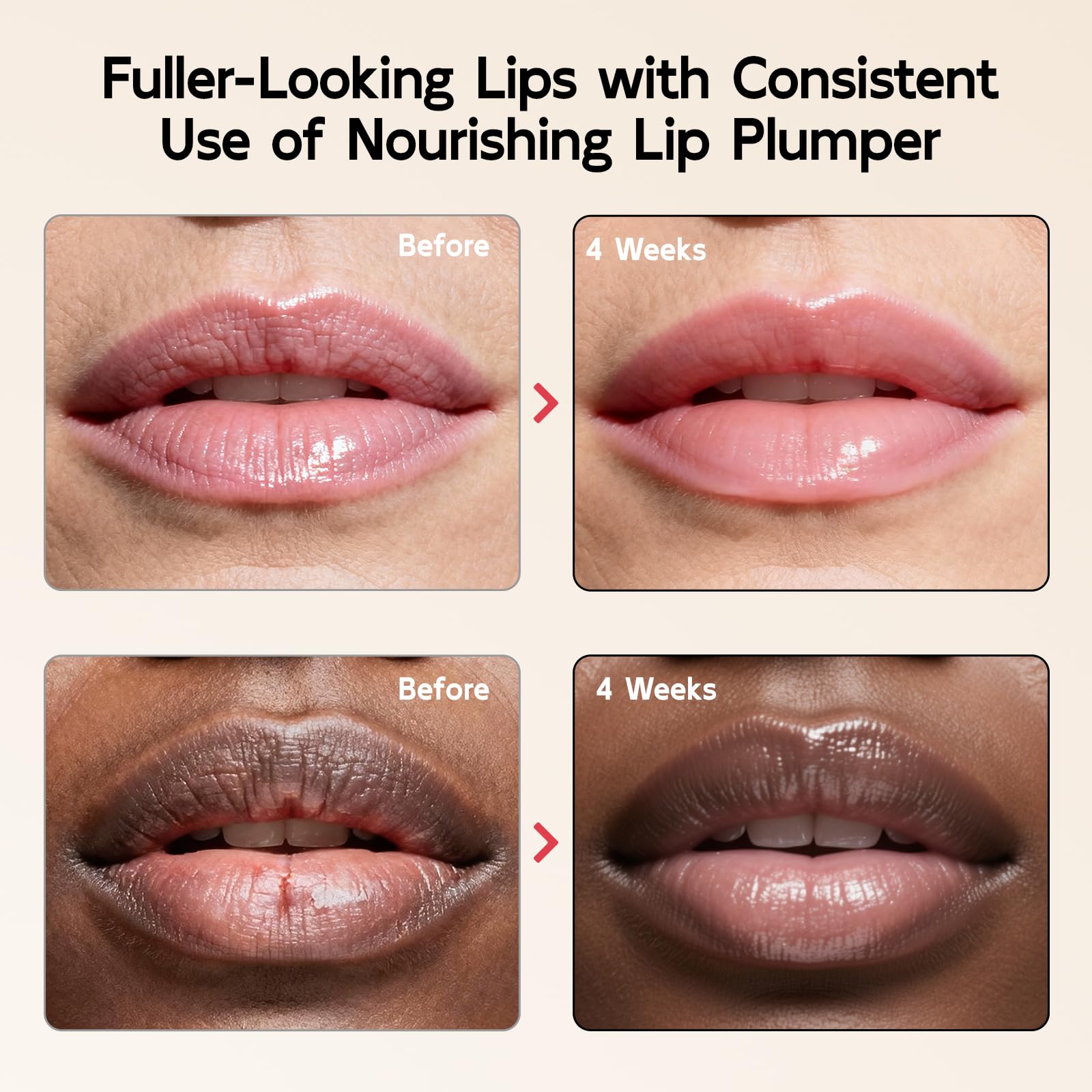 List of key ingredients including Volufiline and Squalane on the packaging