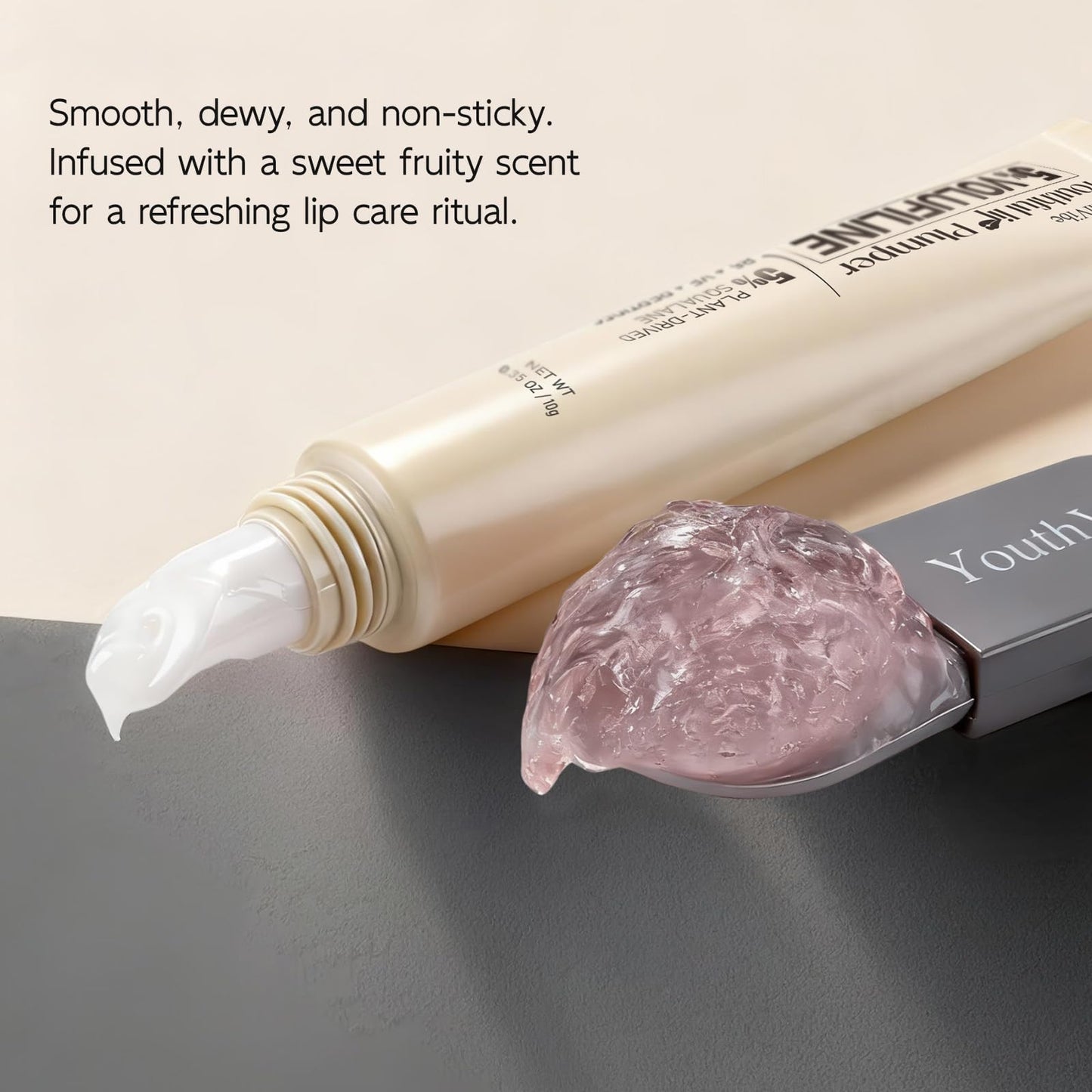Premium packaging of YouthVibe lip plumper and mask for gifting