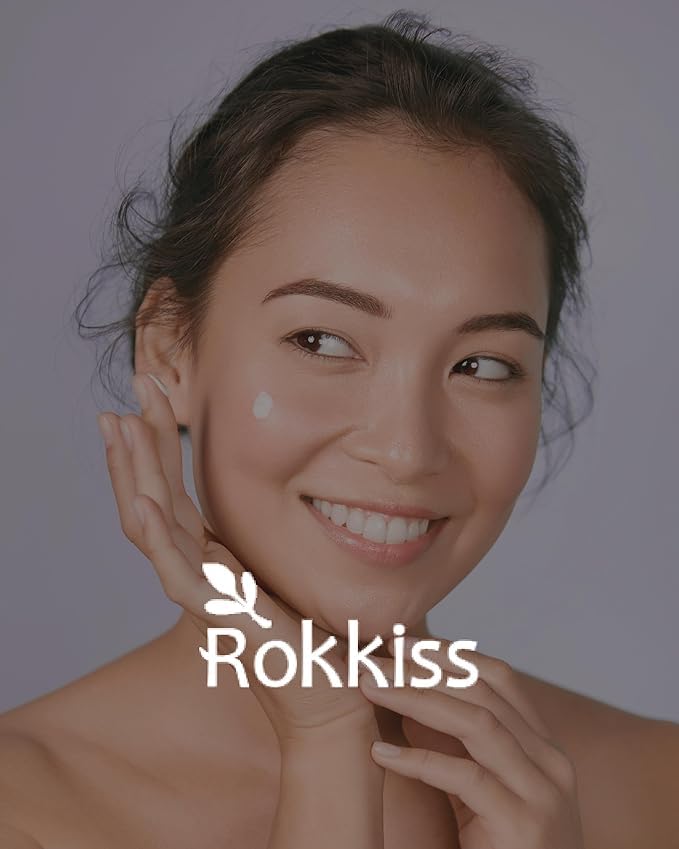 Rokkiss cleansing balm jar next to skincare application spatula