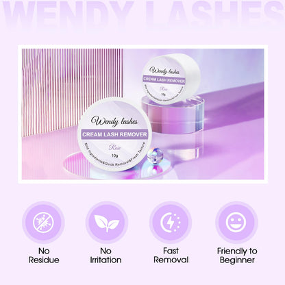 Wendy Lashes adhesive dissolver for sensitive skin close up