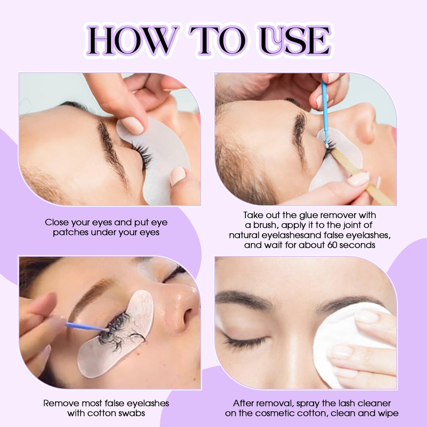 Authentic USA imported Wendy Lashes lash glue remover packaging