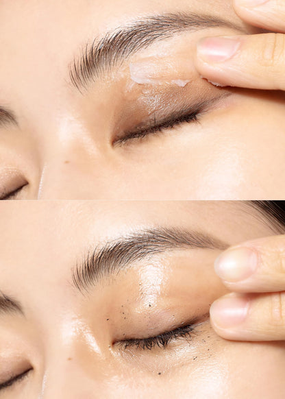 Close up of Celimax cleansing balm ingredients and barrier care benefits
