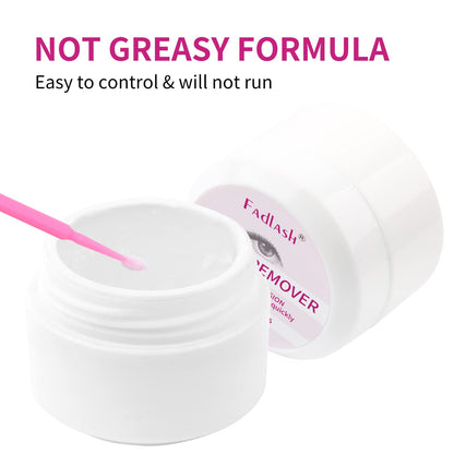 Fadlash extension remover cream texture demonstration