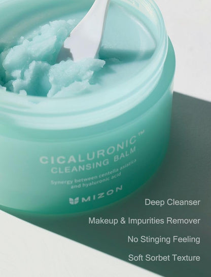 Mizon Cicaluronic Cleansing Balm 80 ml packaging details