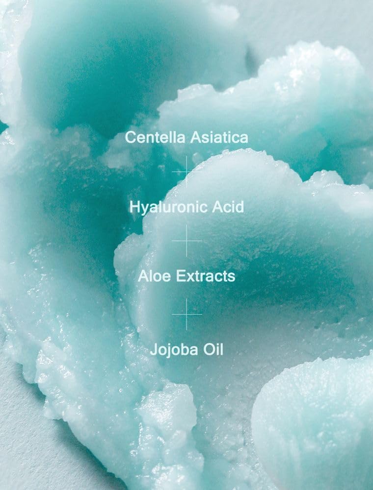 Open jar of Mizon Cicaluronic Cleansing Balm showing texture
