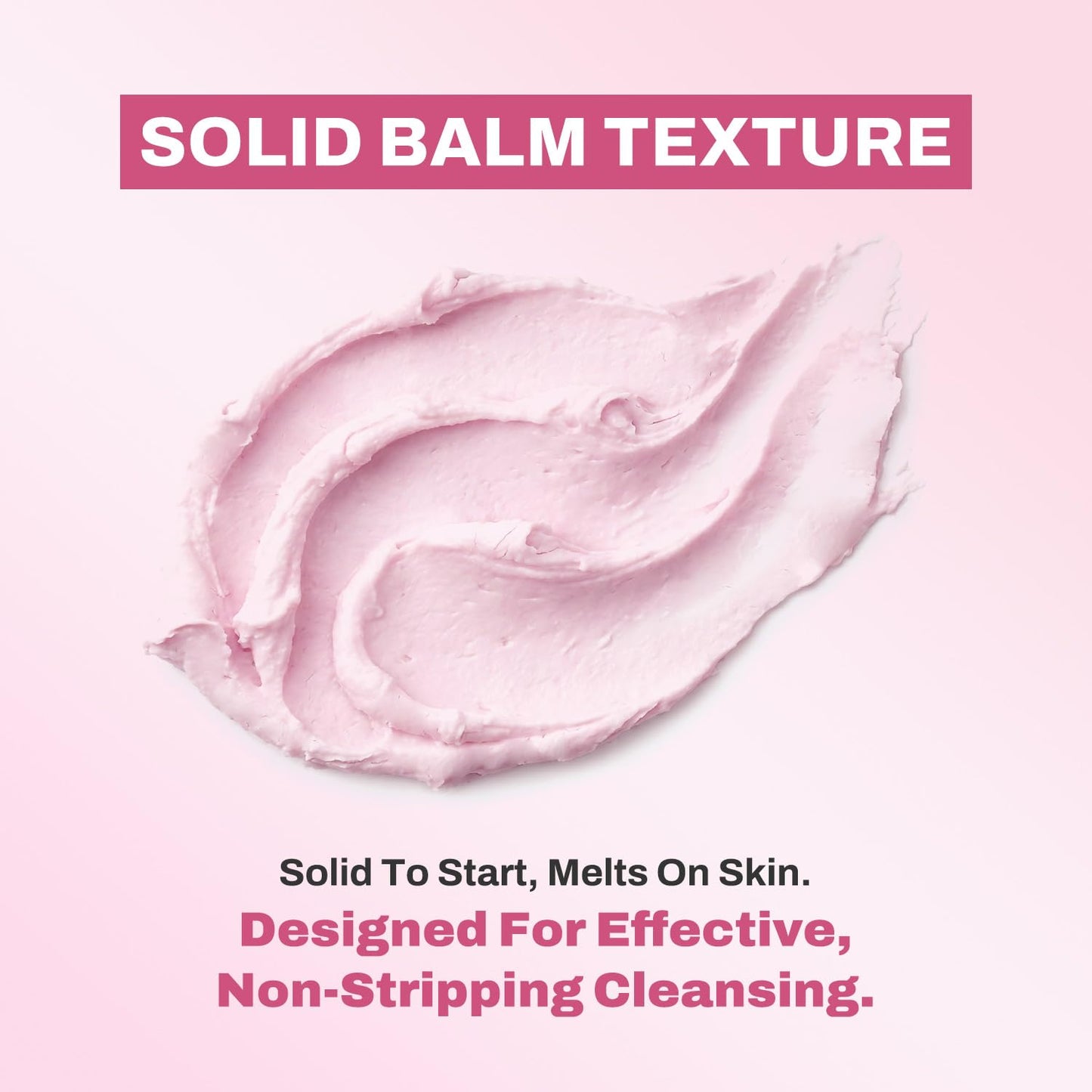 Demonstration of makeup removal using Benetus Deep Pure Cleansing Balm