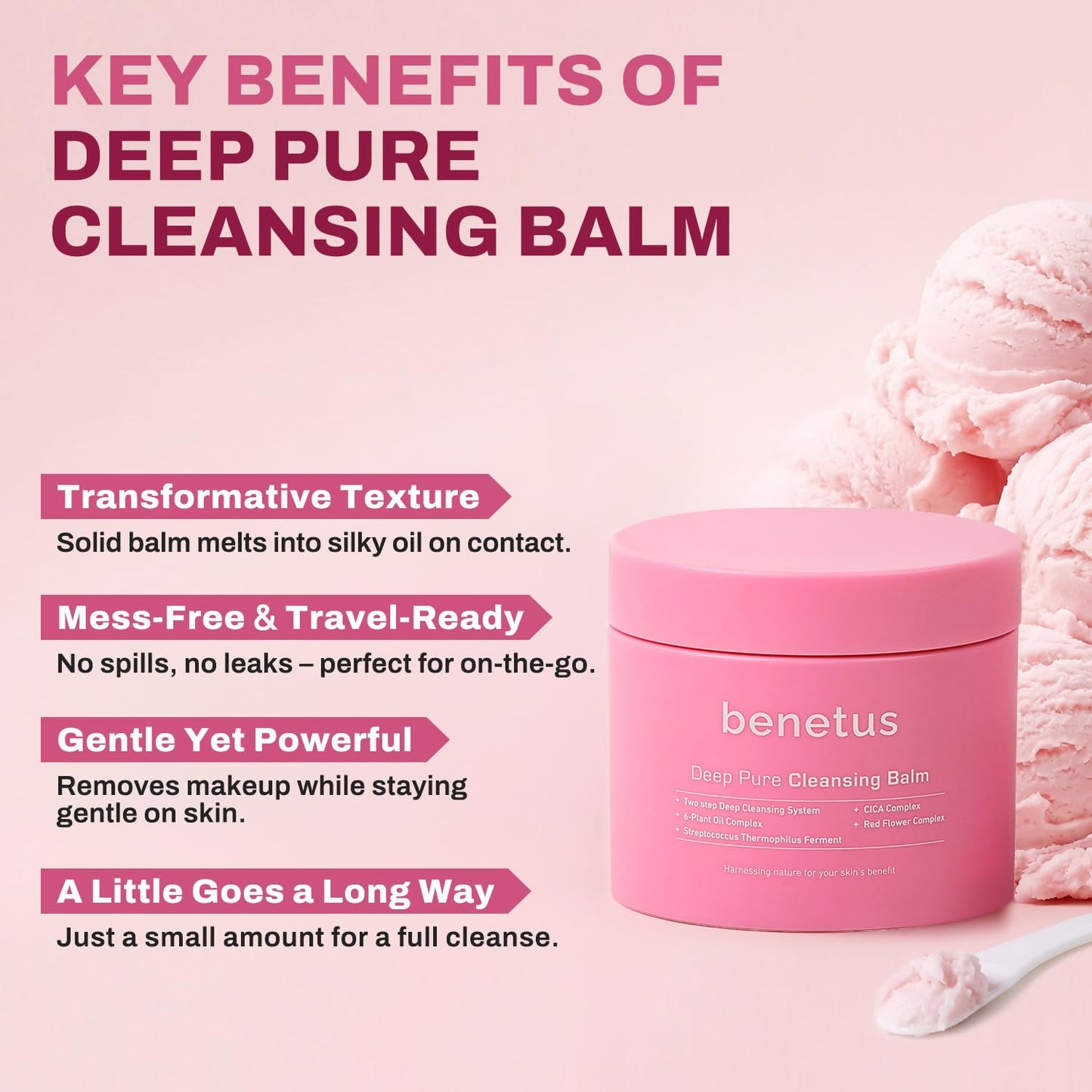 Benetus Deep Pure Cleansing Balm packaging box