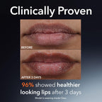 Close-up of Dr Dennis Gross lip plumper texture and sheer tint swatch