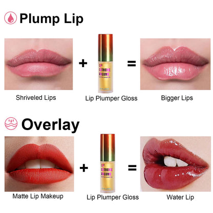 Side profile of Tredstone lip plumper bottle