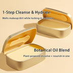 Grospe facial cleanser jar alongside its magnetic mini spatula accessory.
