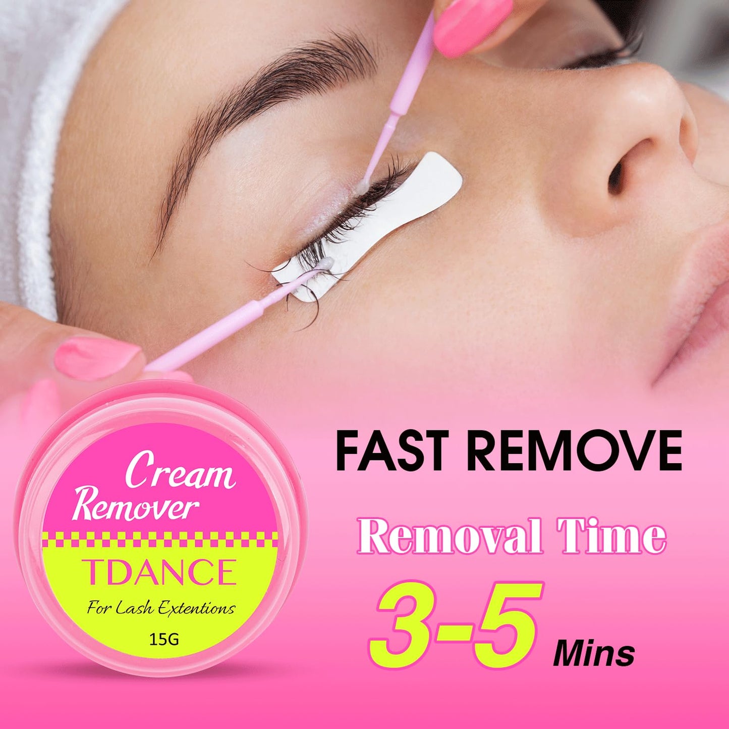 Close up of Tdance cream remover texture