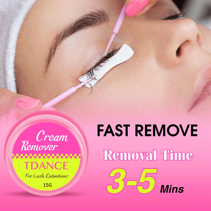 Close up of Tdance cream remover texture