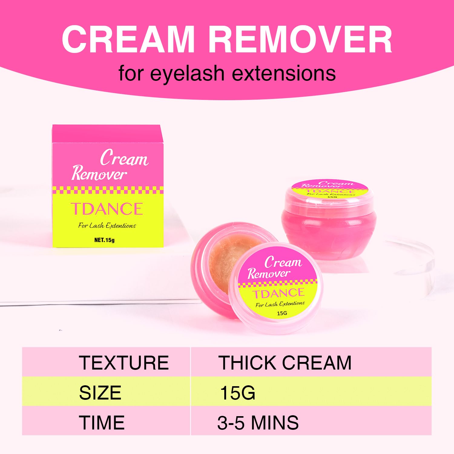 Tdance 15g lash remover for salon use