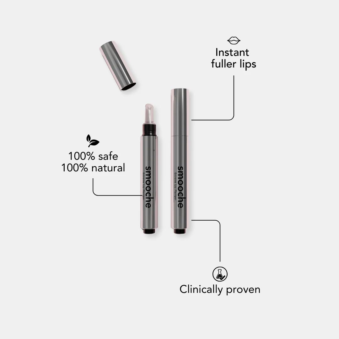 Back view of Smooche Extreme Lip Plumper packaging