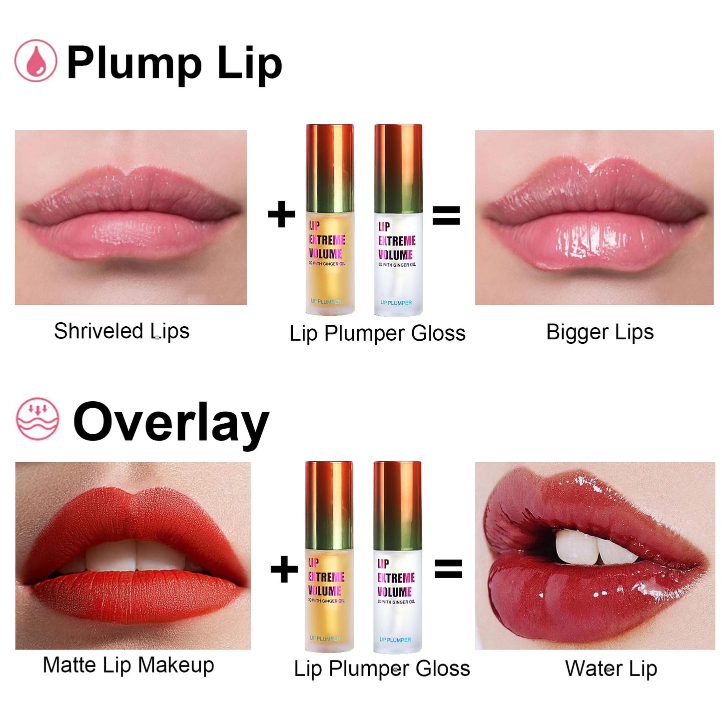 Model demonstrating results of Tredstone Lip Plumper