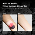 Heeda Charcoal All In One Cleansing Balm packaging box and jar layout
