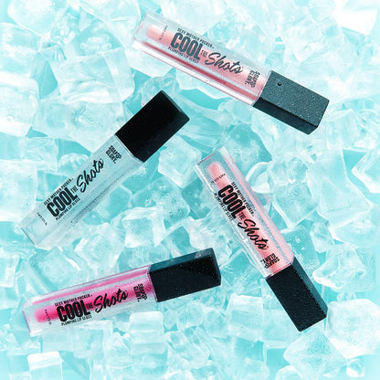 Texture and shine swatch of Soap And Glory lip plumper