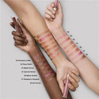 Estée Lauder Glossy Pout Lip Oil texture swatch on skin