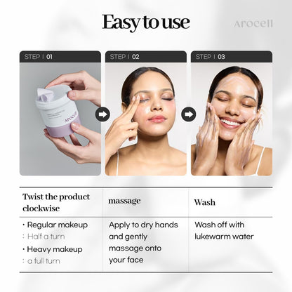 Arocell Super Collagen Melting Cleansing Balm lifestyle shot