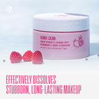 W7 Berry Clean Makeup Remover And Cleansing Balm lifestyle glow shot