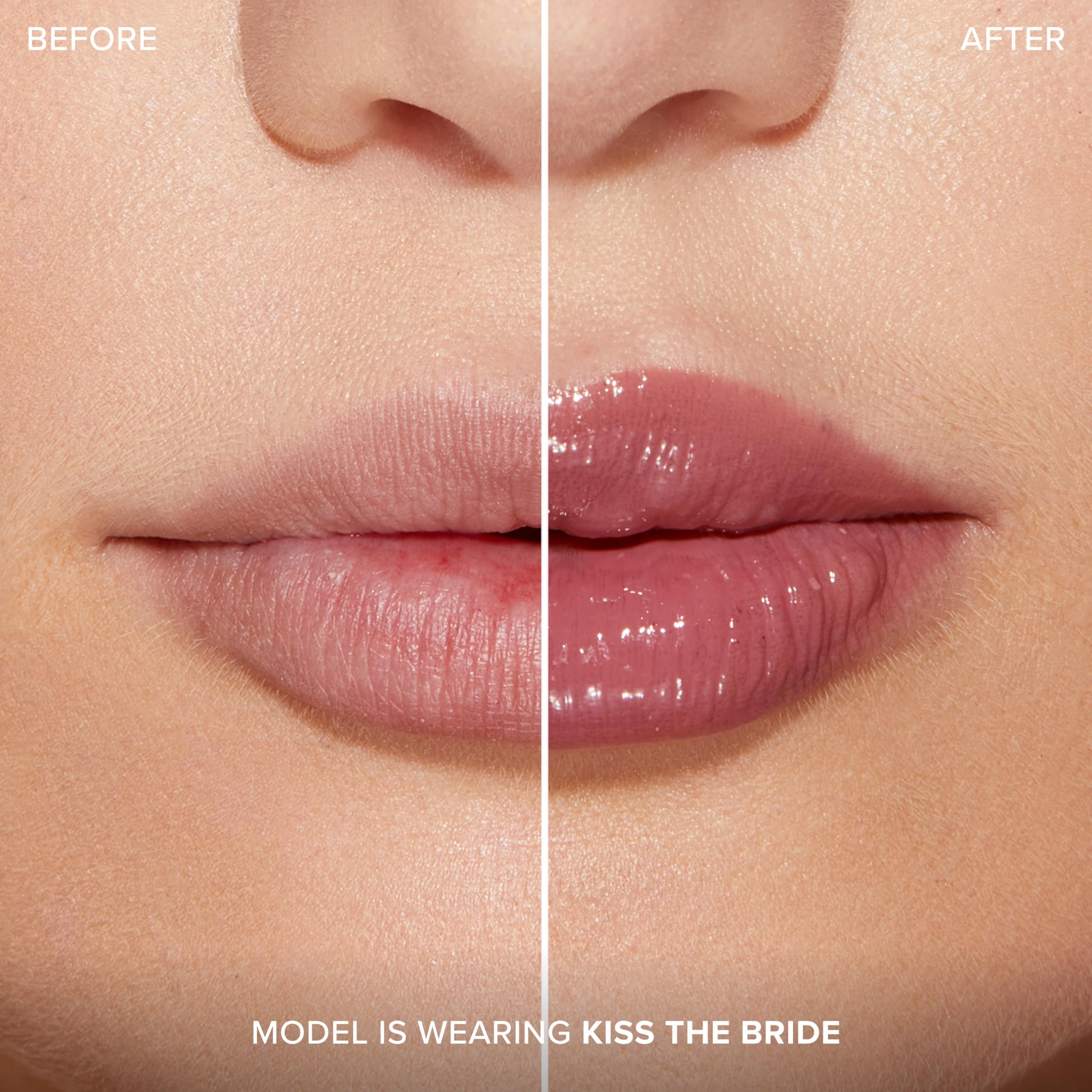 Close up of Too Faced Lip Injection Extreme Plumping Clicks branding