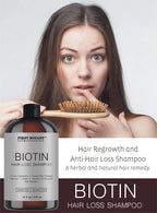 First Botany sixteen fluid ounce shampoo bottle displayed against a clean background