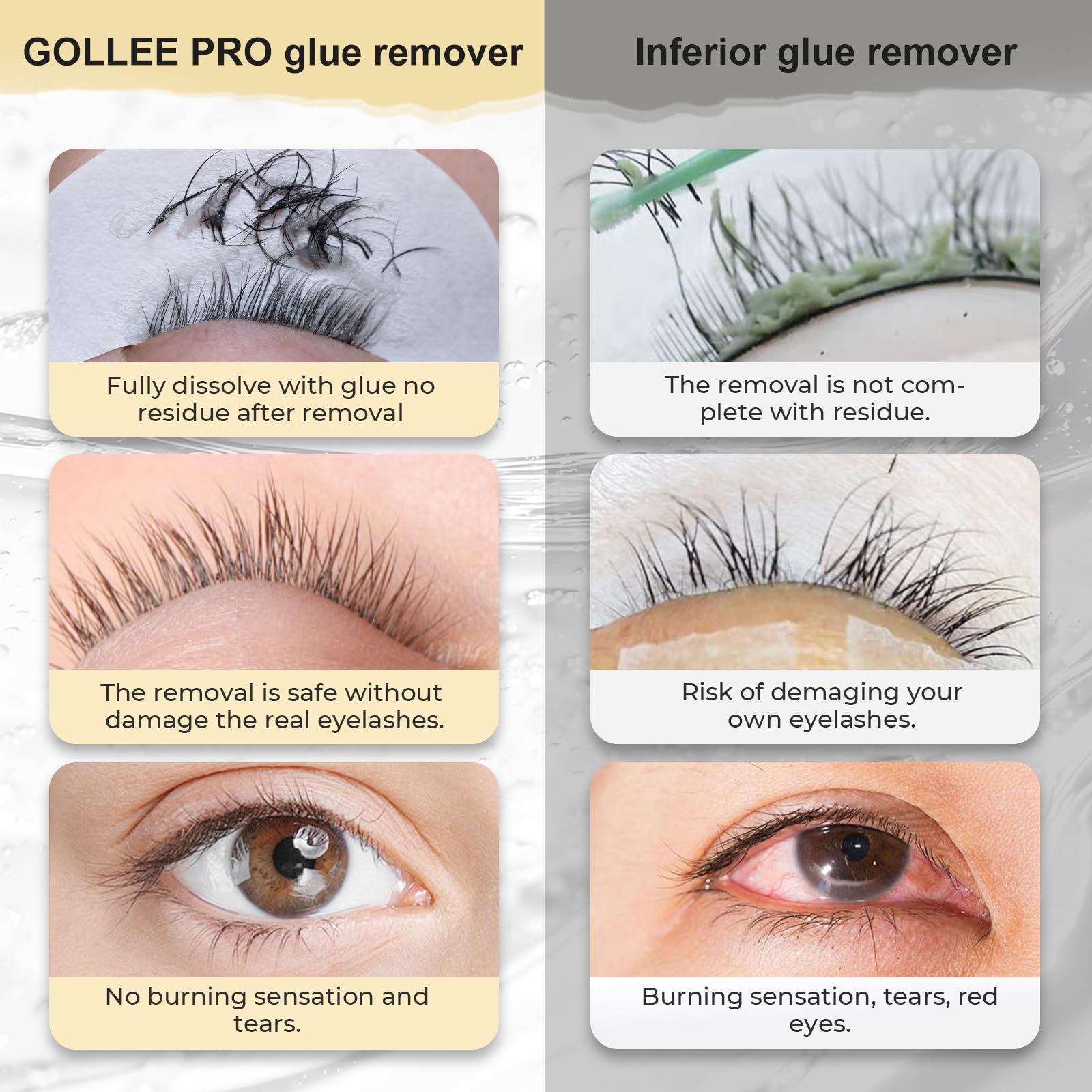 Using micro brush to apply Meraki Beauty lash remover