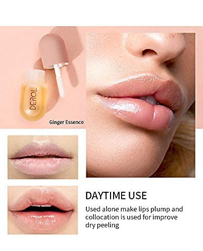 Green Hills lip care serum set with ginger and mint extracts for fuller lips