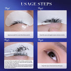 Authentic USA sourced eyelash extension remover jar lifestyle arrangement