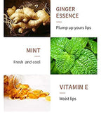 Comparison of morning and evening lip care routine products.
