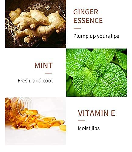Close up view of the 2 piece natural lip enhancer set packaging