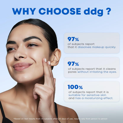 Ddg Cleansing Balm showing the creamy milky emulsion