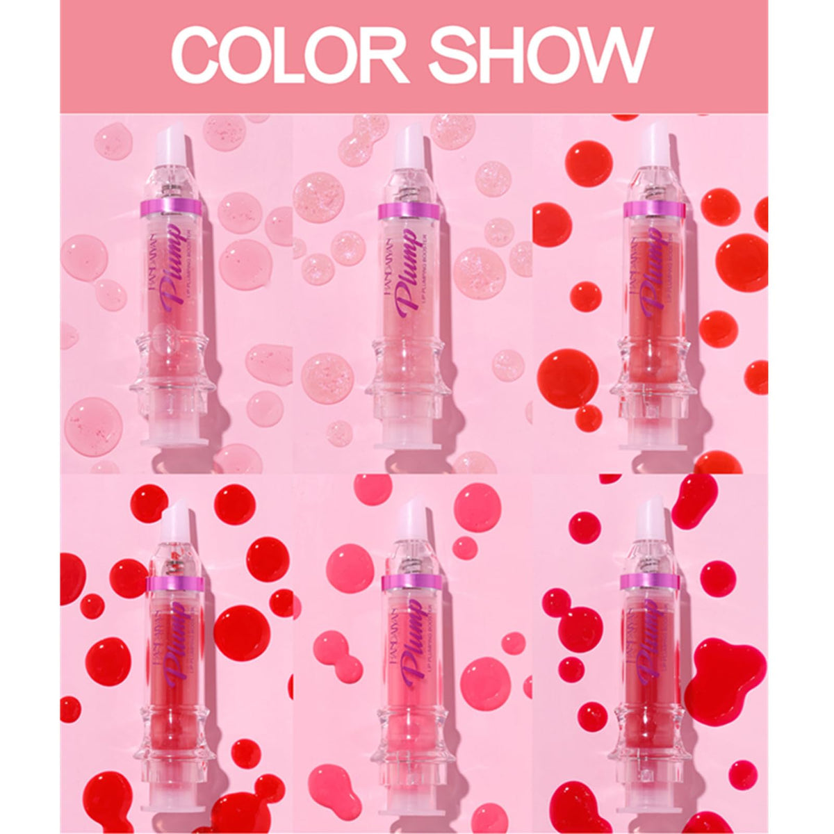 Side angle view of the Easilydays Lestpola lip oil set in retail packaging