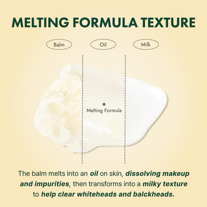 Irecipe cleansing balm showing ingredient and certification details