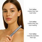 Nelux moisturizing lip plumper close up on texture