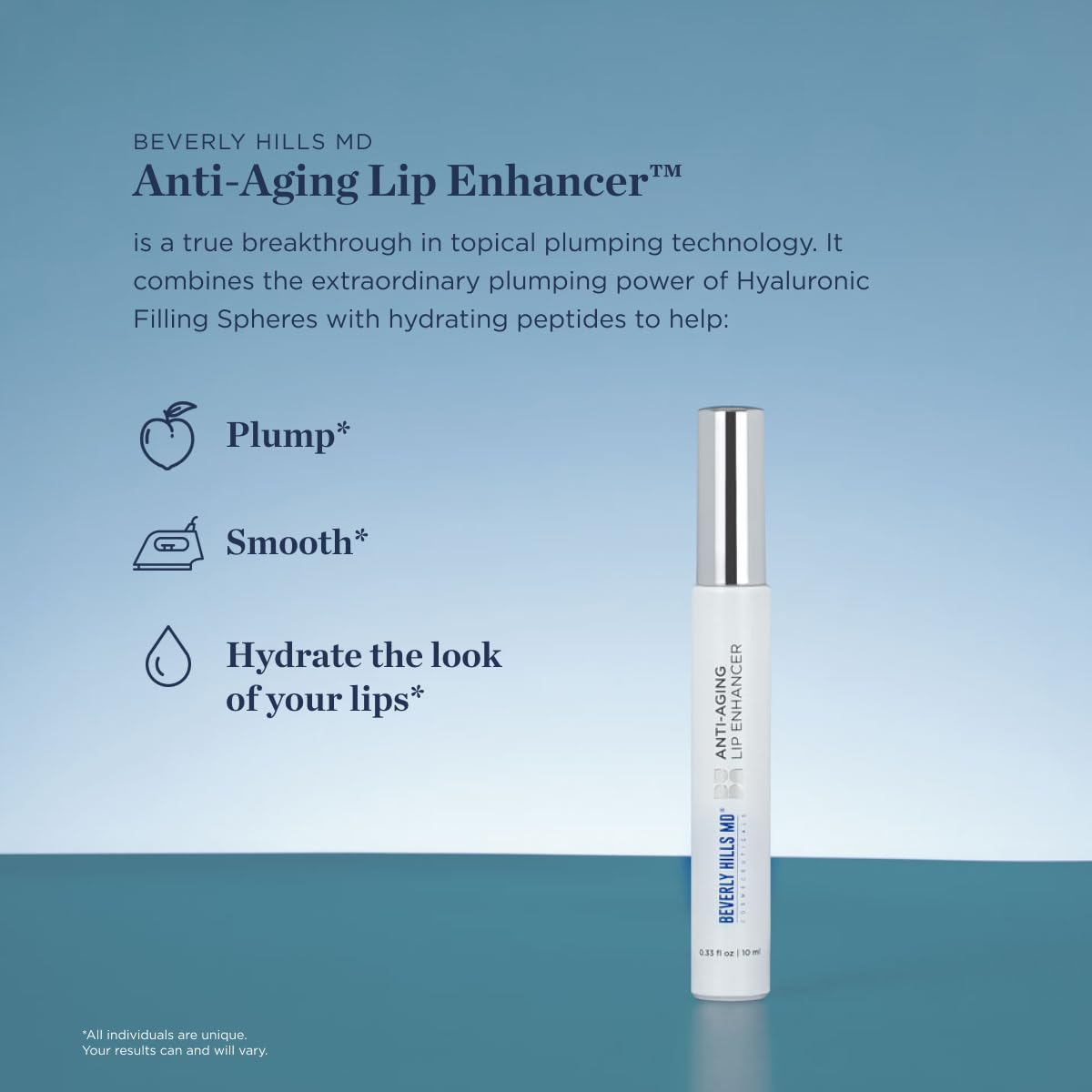 Beverly Hills MD lip plumper applicator and texture