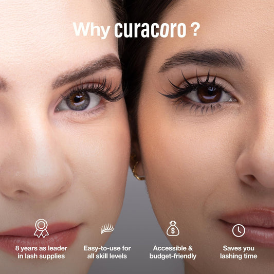 Curacoro lash extension adhesive remover jar