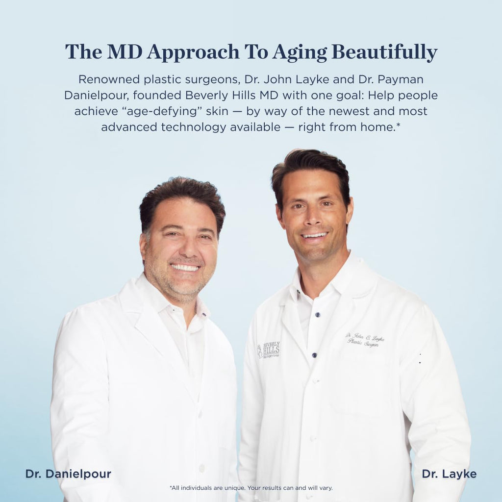 Comparison of lips before and after using Beverly Hills MD treatment
