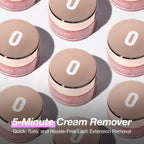 Curacoro lash extension cream remover brand packaging angle view