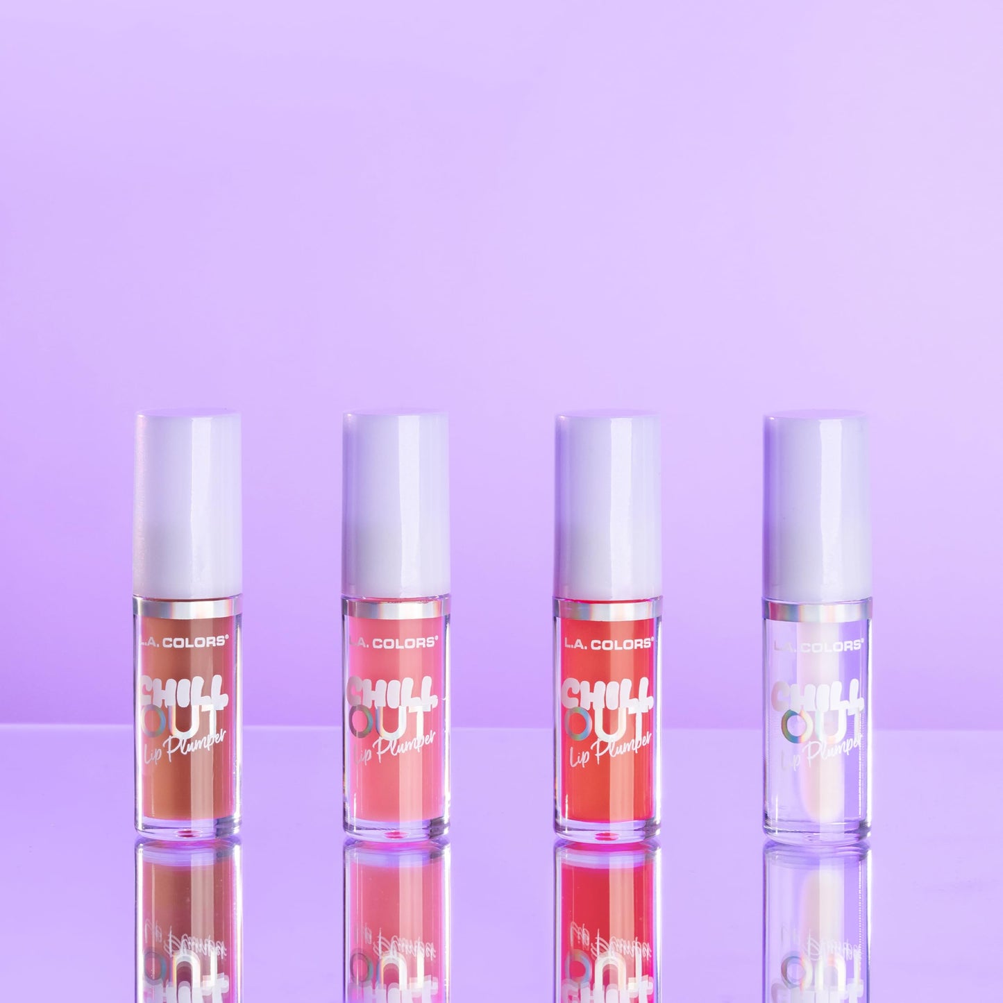 Side view of L.A. Colors Chill Out Lip Plumper tube