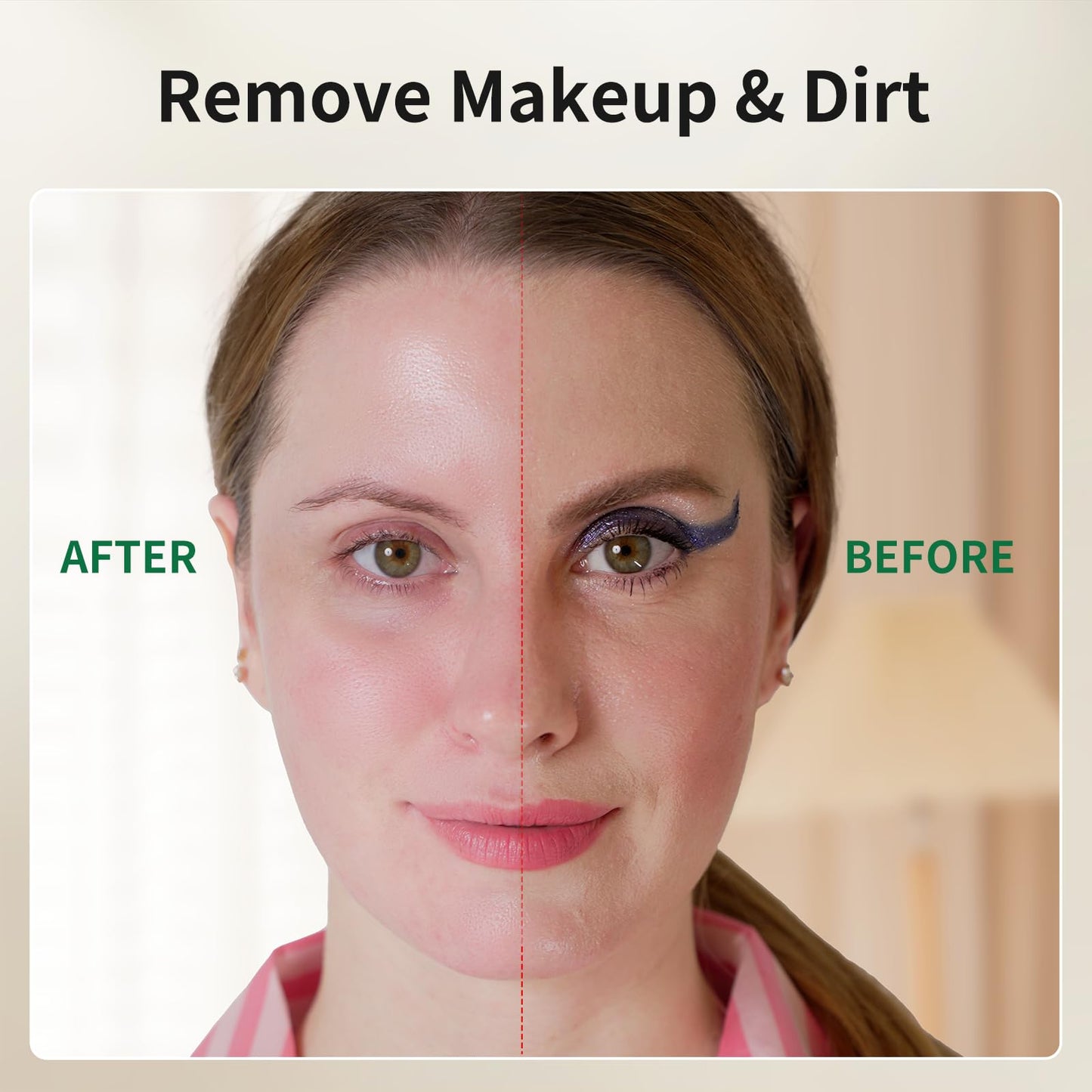 Green Farm cleansing balm texture showing oil-to-milk transformation
