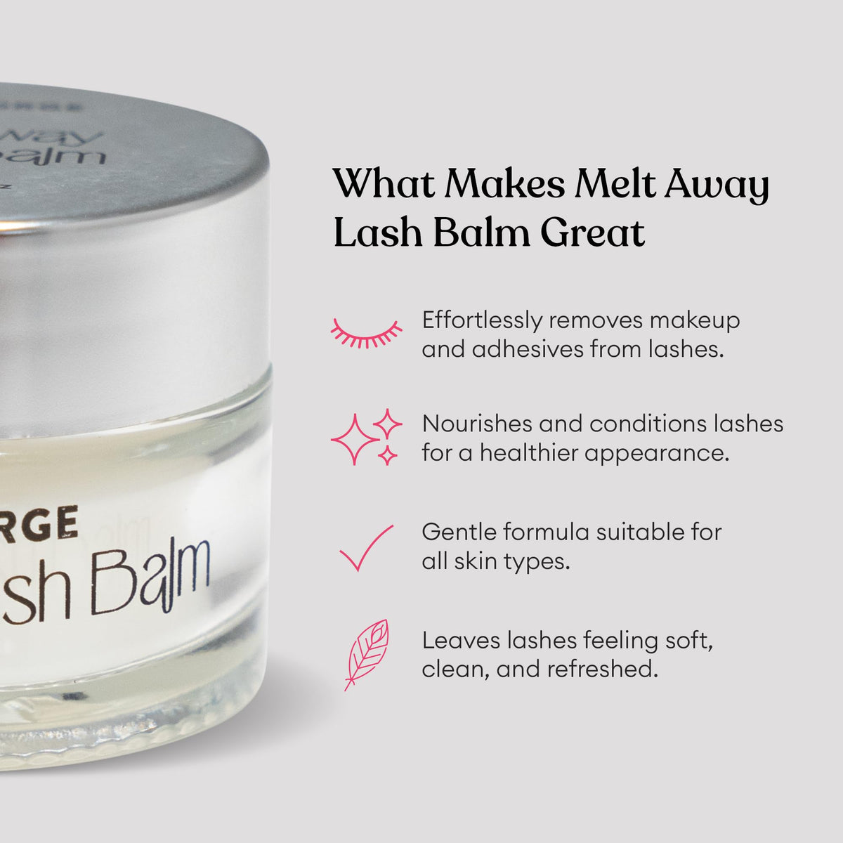 Silly George melt away cleansing balm jar container side angle