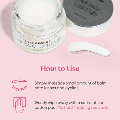 Silly George Melt Away balm for removing waterproof mascara