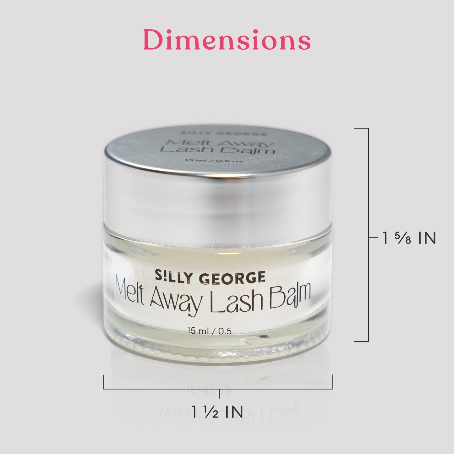 Applying Silly George makeup remover to eyelid for lash removal