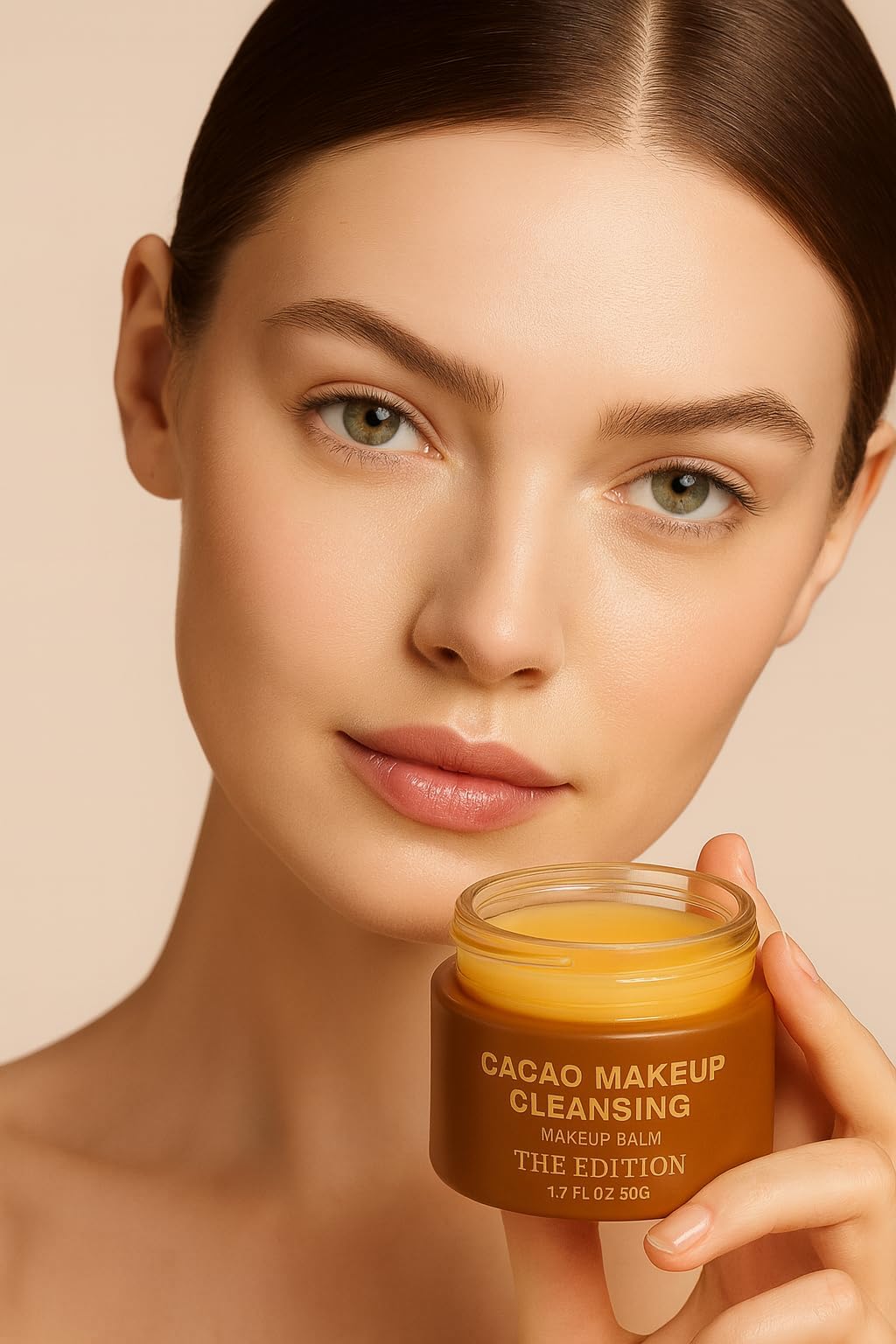 The Edition Cacao Makeup Balm for waterproof makeup removal