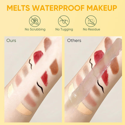 Close up of Grocerism cleansing balm balm to oil transformation