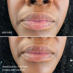 Three Ships SoftServe Lip Treatment applied on lips for clear shine