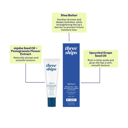 Three Ships authentic imported lip care product set